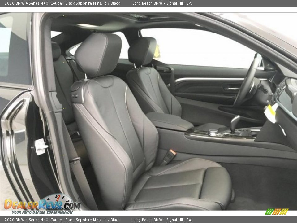 2020 BMW 4 Series 440i Coupe Black Sapphire Metallic / Black Photo #2