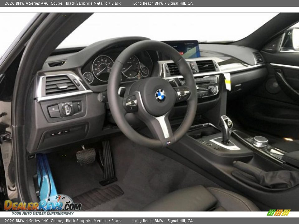 2020 BMW 4 Series 440i Coupe Black Sapphire Metallic / Black Photo #6