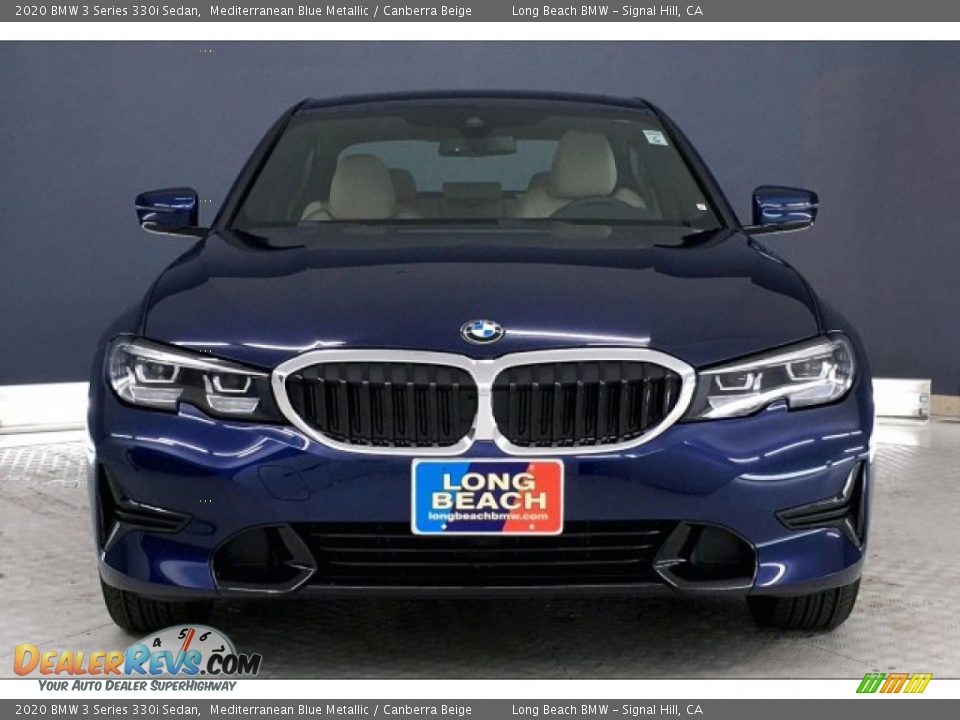 2020 BMW 3 Series 330i Sedan Mediterranean Blue Metallic / Canberra Beige Photo #2