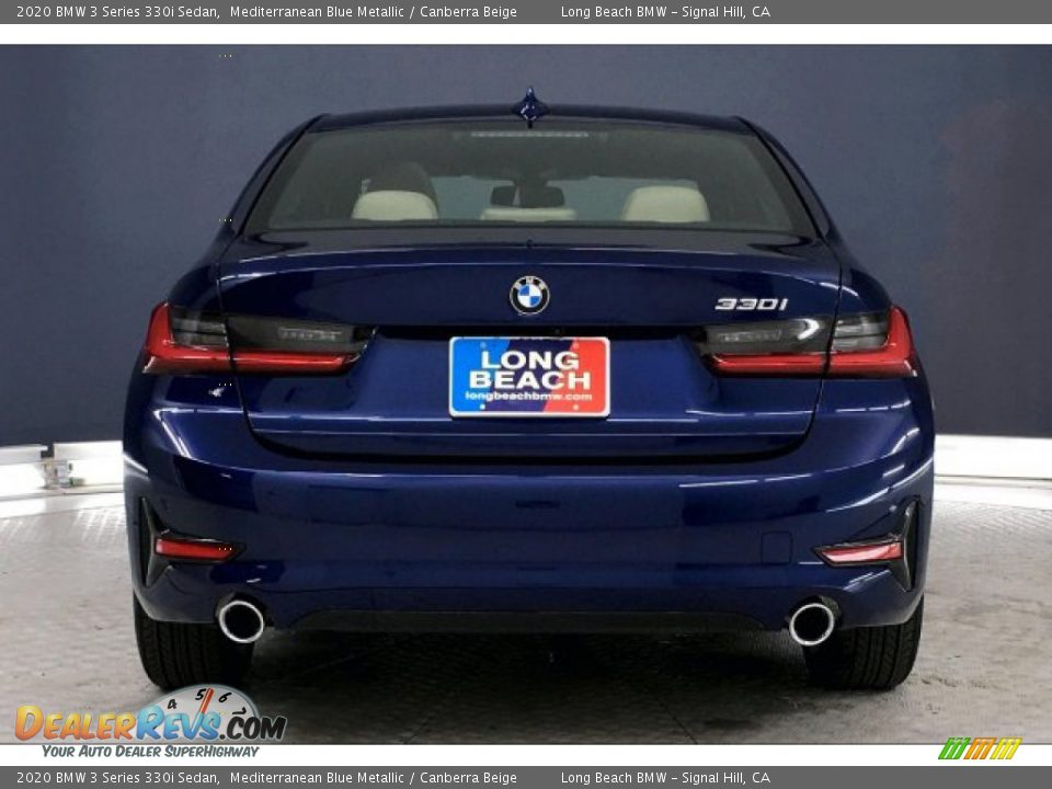 2020 BMW 3 Series 330i Sedan Mediterranean Blue Metallic / Canberra Beige Photo #3