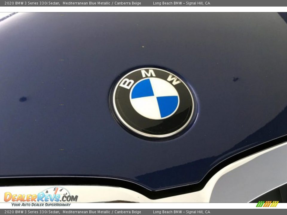 2020 BMW 3 Series 330i Sedan Mediterranean Blue Metallic / Canberra Beige Photo #29