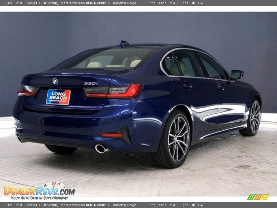 2020 BMW 3 Series 330i Sedan Mediterranean Blue Metallic / Canberra Beige Photo #30