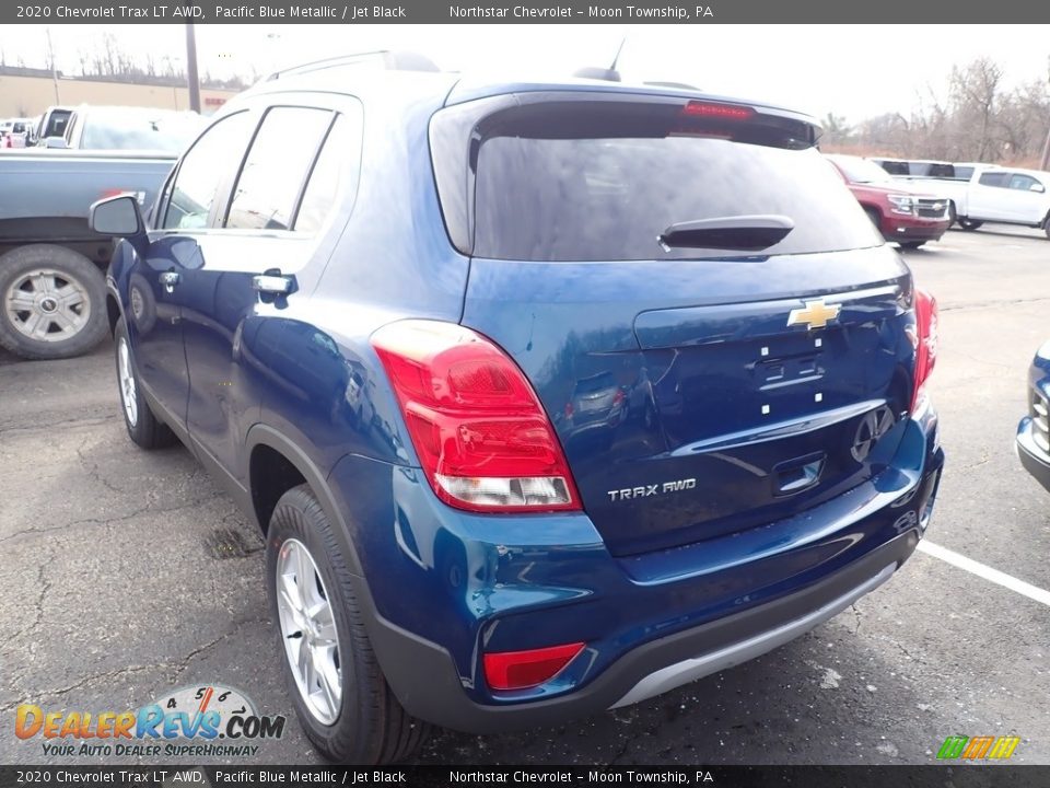 2020 Chevrolet Trax LT AWD Pacific Blue Metallic / Jet Black Photo #3