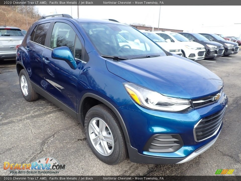 Pacific Blue Metallic 2020 Chevrolet Trax LT AWD Photo #7