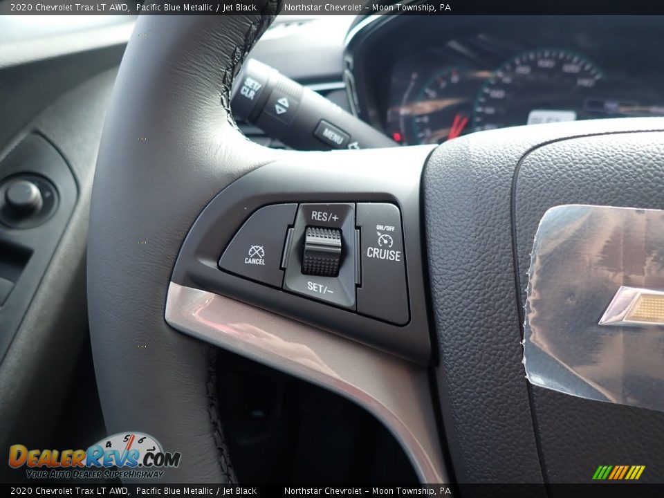 2020 Chevrolet Trax LT AWD Pacific Blue Metallic / Jet Black Photo #19