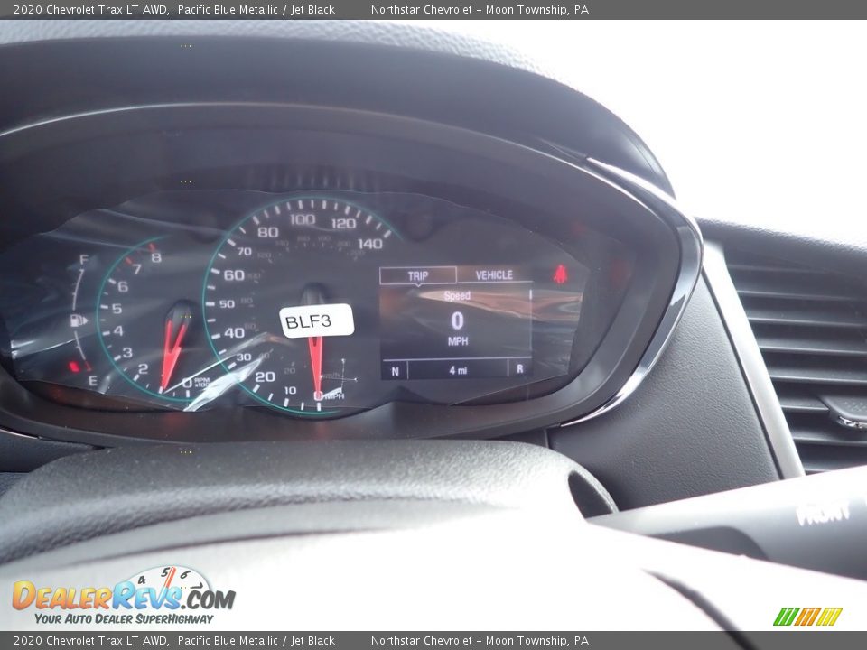 2020 Chevrolet Trax LT AWD Pacific Blue Metallic / Jet Black Photo #20