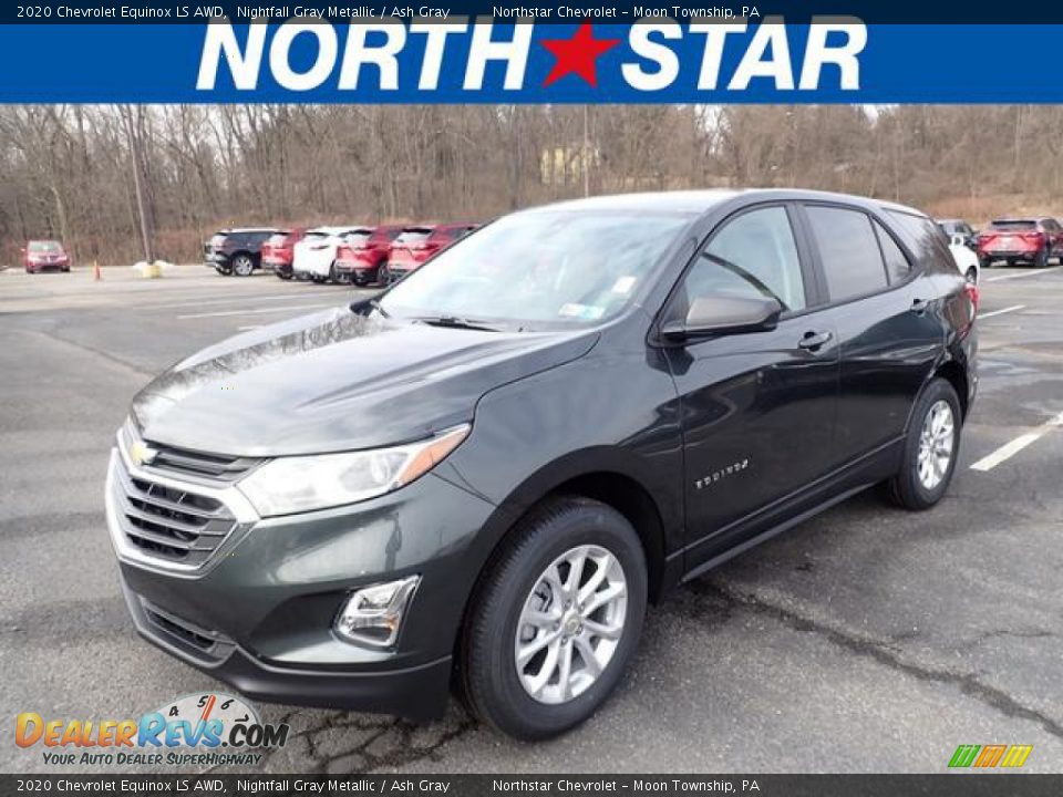 2020 Chevrolet Equinox LS AWD Nightfall Gray Metallic / Ash Gray Photo #1