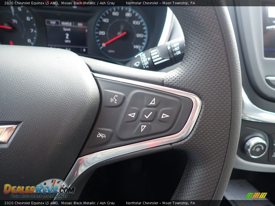 2020 Chevrolet Equinox LS AWD Mosaic Black Metallic / Ash Gray Photo #19