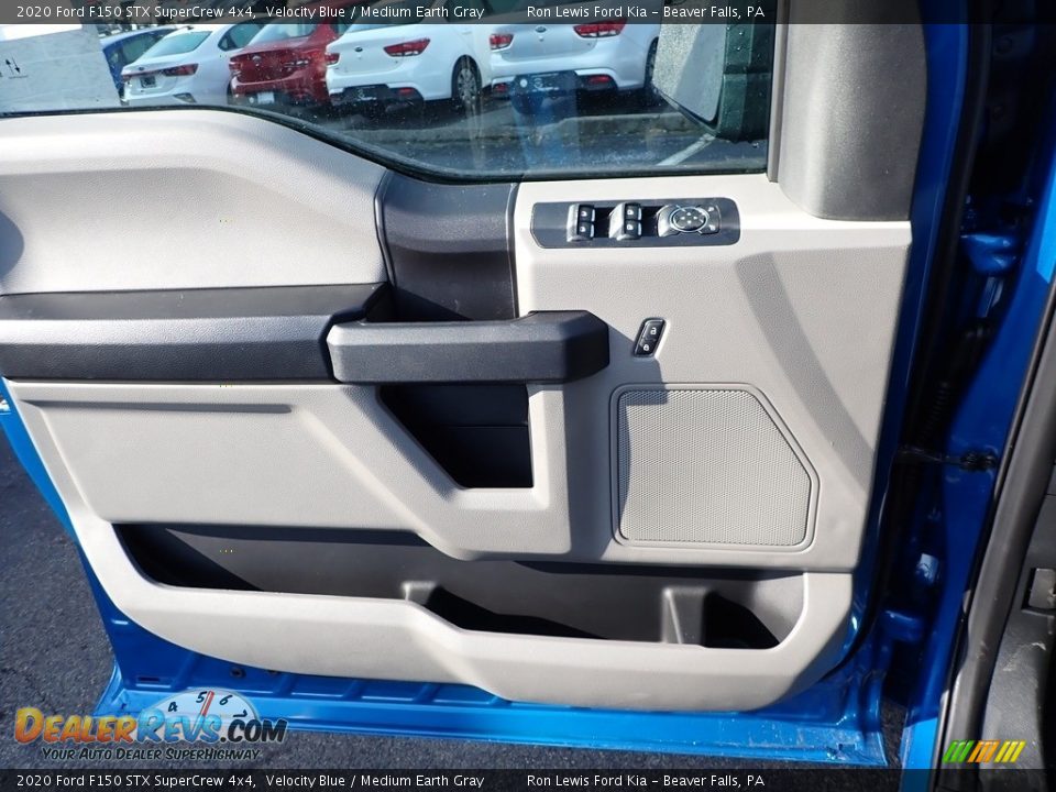2020 Ford F150 STX SuperCrew 4x4 Velocity Blue / Medium Earth Gray Photo #15