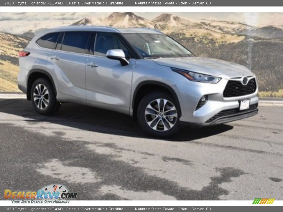 2020 Toyota Highlander XLE AWD Celestial Silver Metallic / Graphite Photo #1