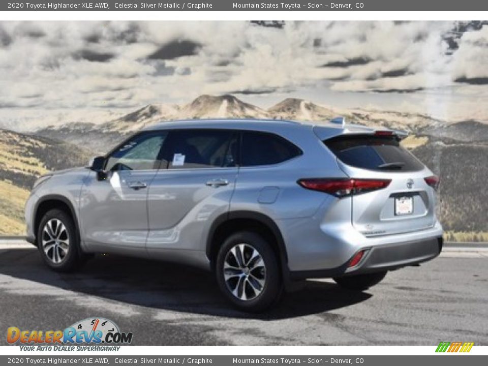 2020 Toyota Highlander XLE AWD Celestial Silver Metallic / Graphite Photo #3