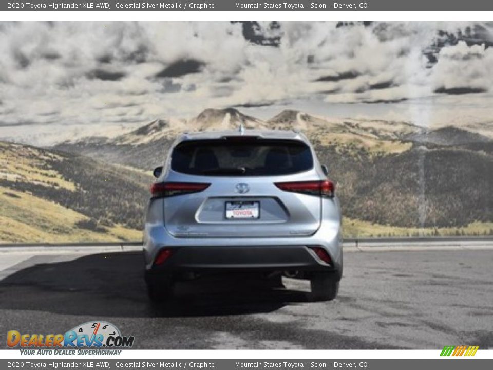 2020 Toyota Highlander XLE AWD Celestial Silver Metallic / Graphite Photo #4