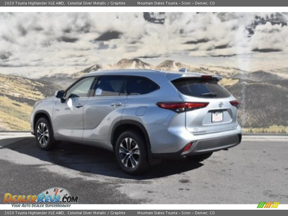 2020 Toyota Highlander XLE AWD Celestial Silver Metallic / Graphite Photo #3