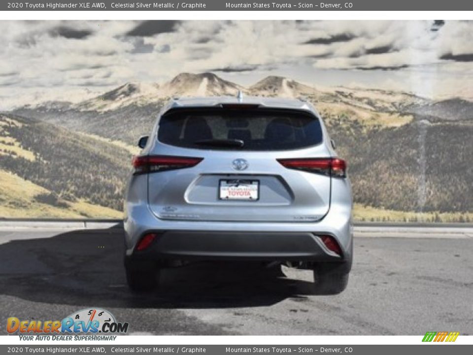 2020 Toyota Highlander XLE AWD Celestial Silver Metallic / Graphite Photo #4