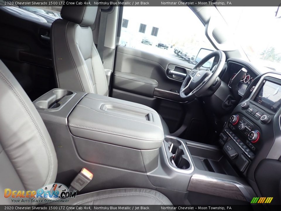 2020 Chevrolet Silverado 1500 LTZ Crew Cab 4x4 Northsky Blue Metallic / Jet Black Photo #10