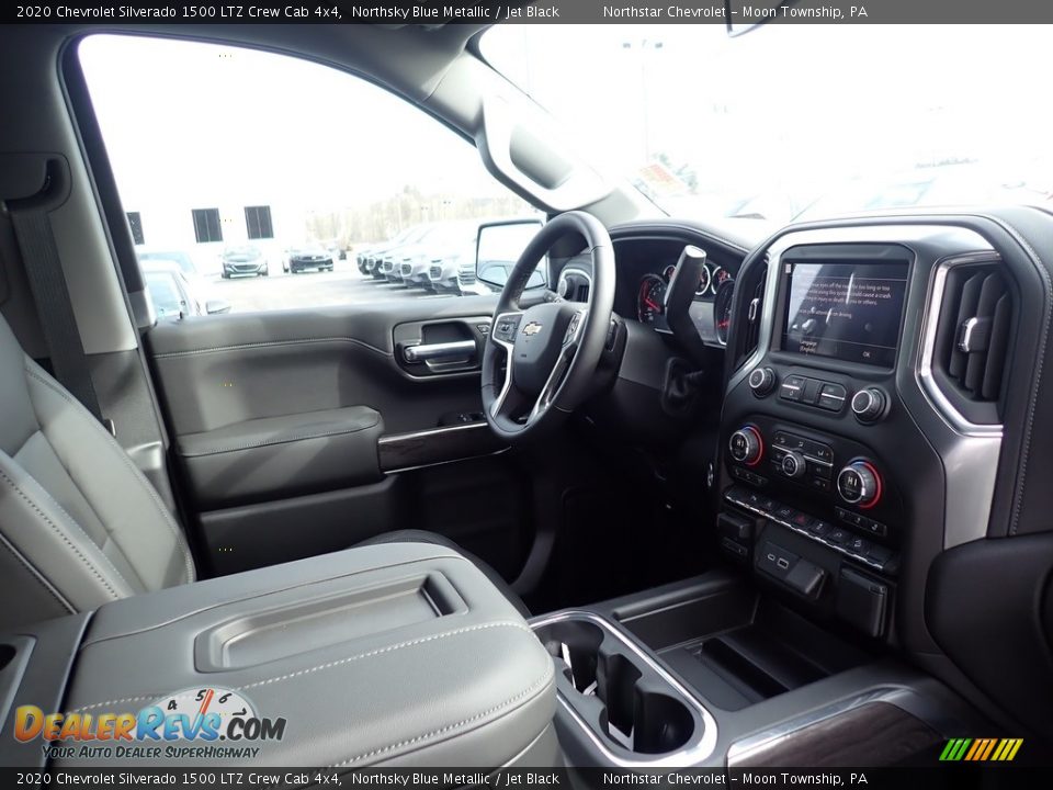 2020 Chevrolet Silverado 1500 LTZ Crew Cab 4x4 Northsky Blue Metallic / Jet Black Photo #11