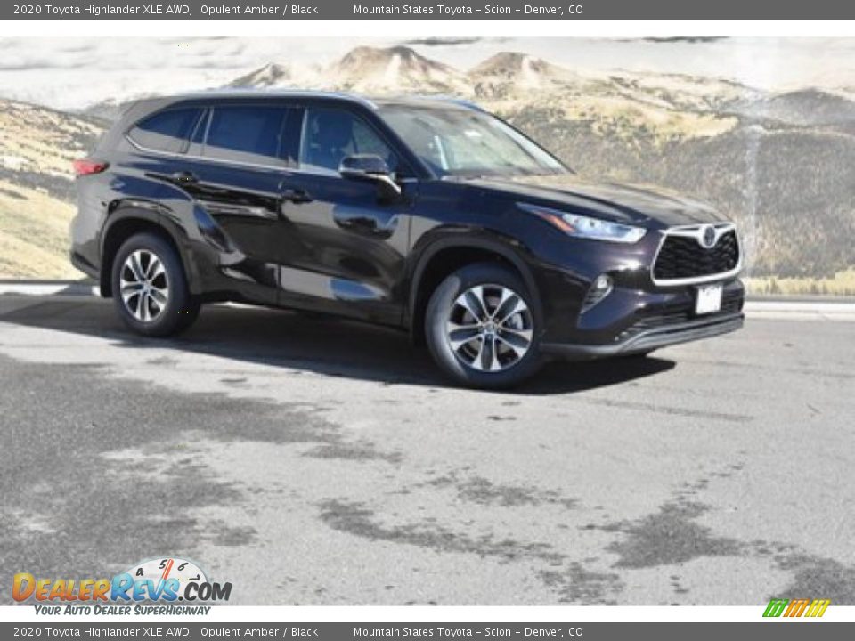 2020 Toyota Highlander XLE AWD Opulent Amber / Black Photo #1