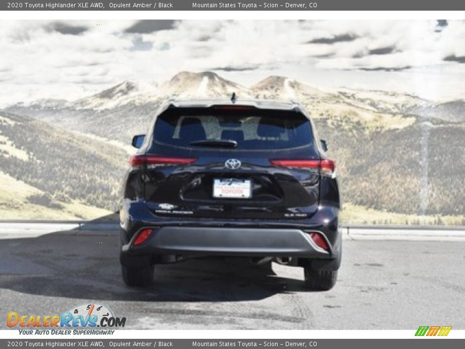 2020 Toyota Highlander XLE AWD Opulent Amber / Black Photo #4