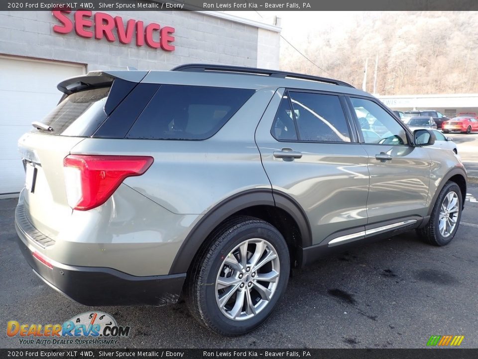 2020 Ford Explorer XLT 4WD Silver Spruce Metallic / Ebony Photo #2