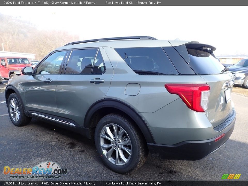 2020 Ford Explorer XLT 4WD Silver Spruce Metallic / Ebony Photo #5
