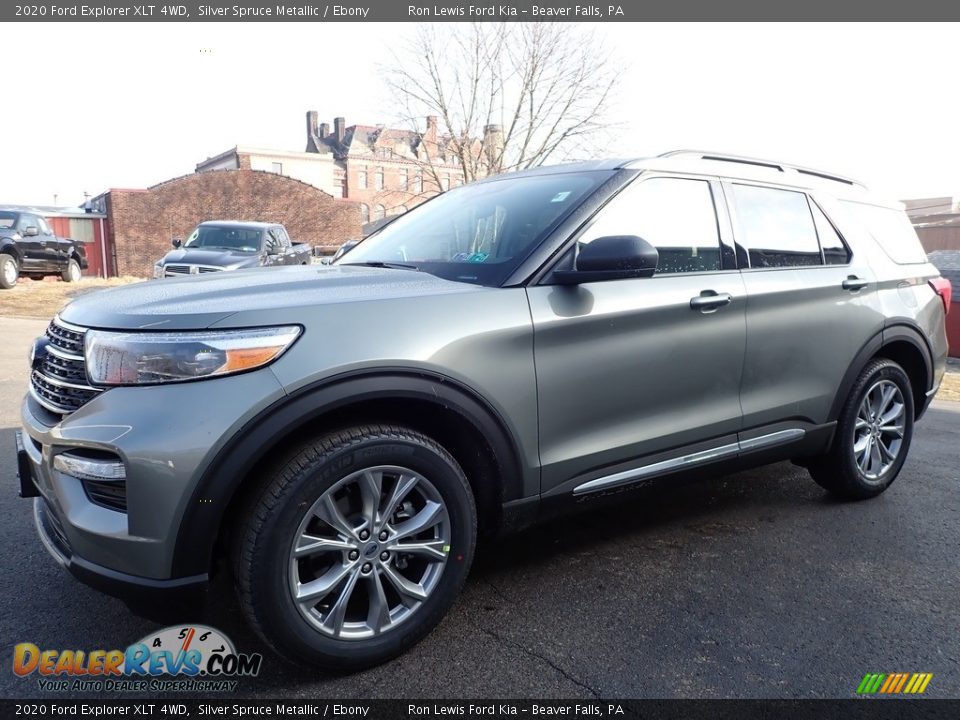 2020 Ford Explorer XLT 4WD Silver Spruce Metallic / Ebony Photo #7