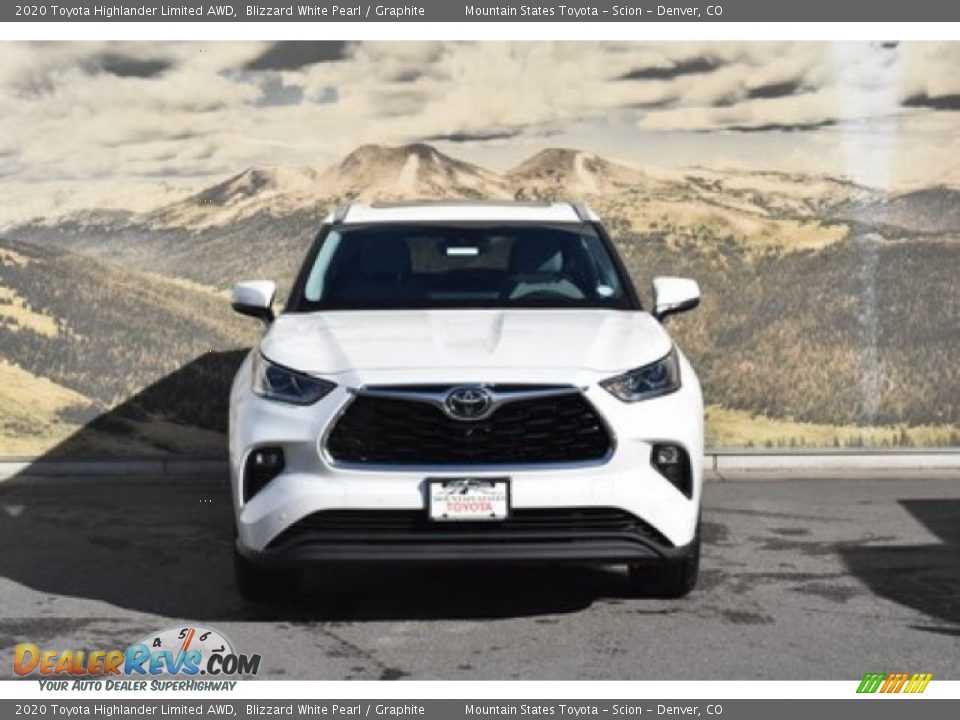 2020 Toyota Highlander Limited AWD Blizzard White Pearl / Graphite Photo #2