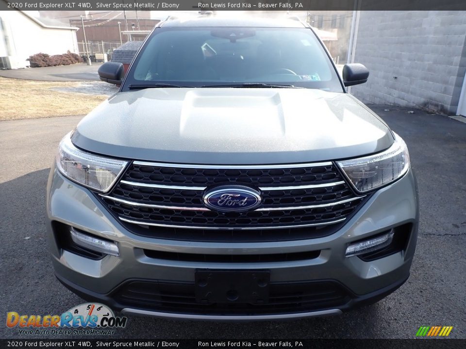 2020 Ford Explorer XLT 4WD Silver Spruce Metallic / Ebony Photo #8