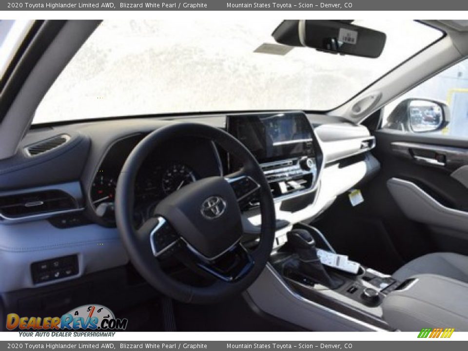 2020 Toyota Highlander Limited AWD Blizzard White Pearl / Graphite Photo #5