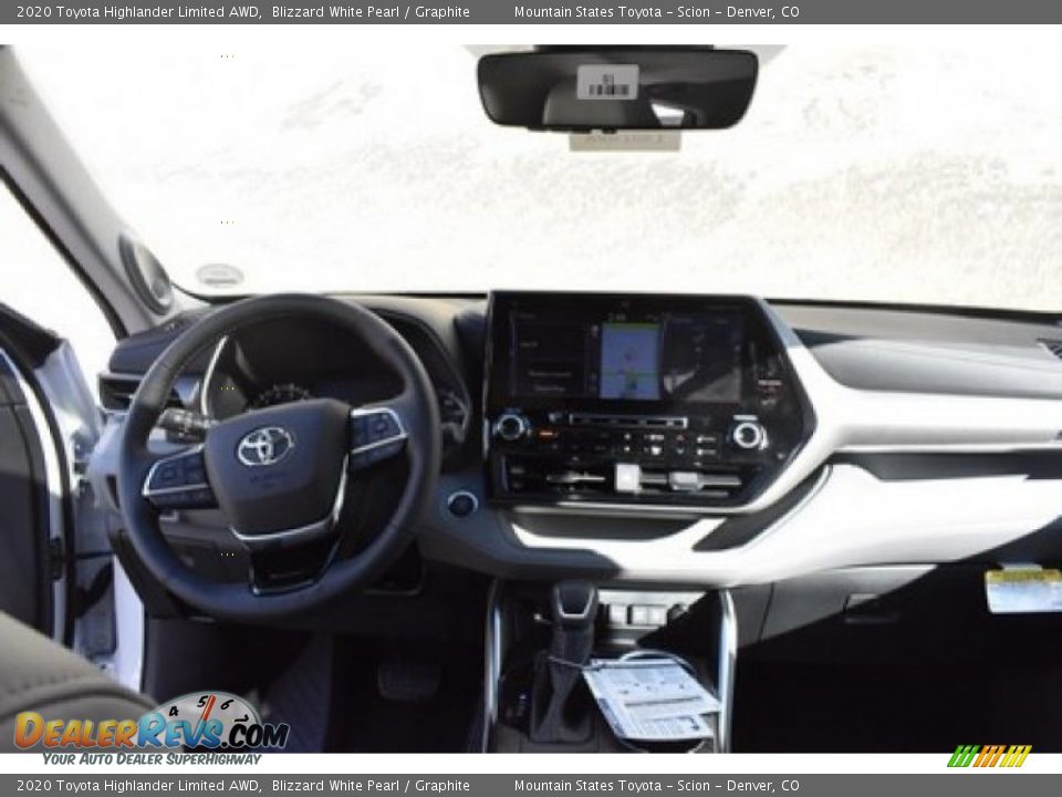 2020 Toyota Highlander Limited AWD Blizzard White Pearl / Graphite Photo #7