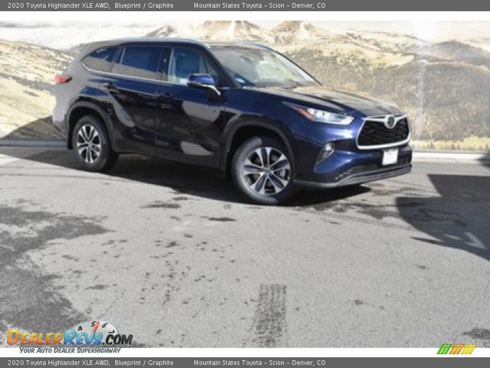 2020 Toyota Highlander XLE AWD Blueprint / Graphite Photo #1