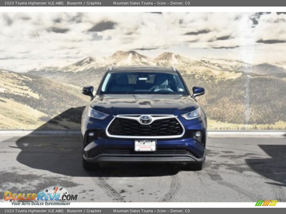 2020 Toyota Highlander XLE AWD Blueprint / Graphite Photo #2