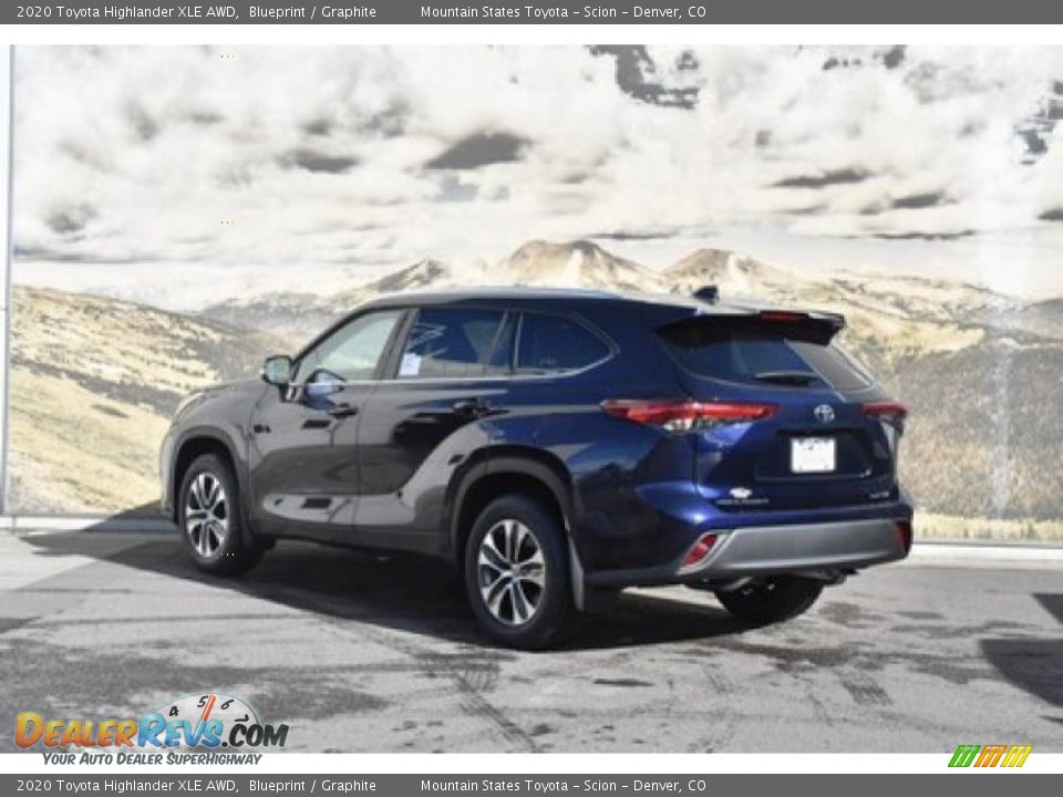 2020 Toyota Highlander XLE AWD Blueprint / Graphite Photo #3