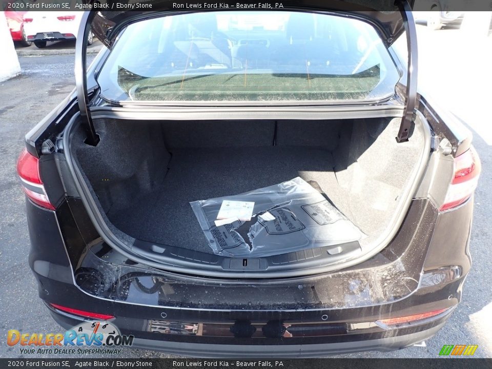 2020 Ford Fusion SE Agate Black / Ebony Stone Photo #4