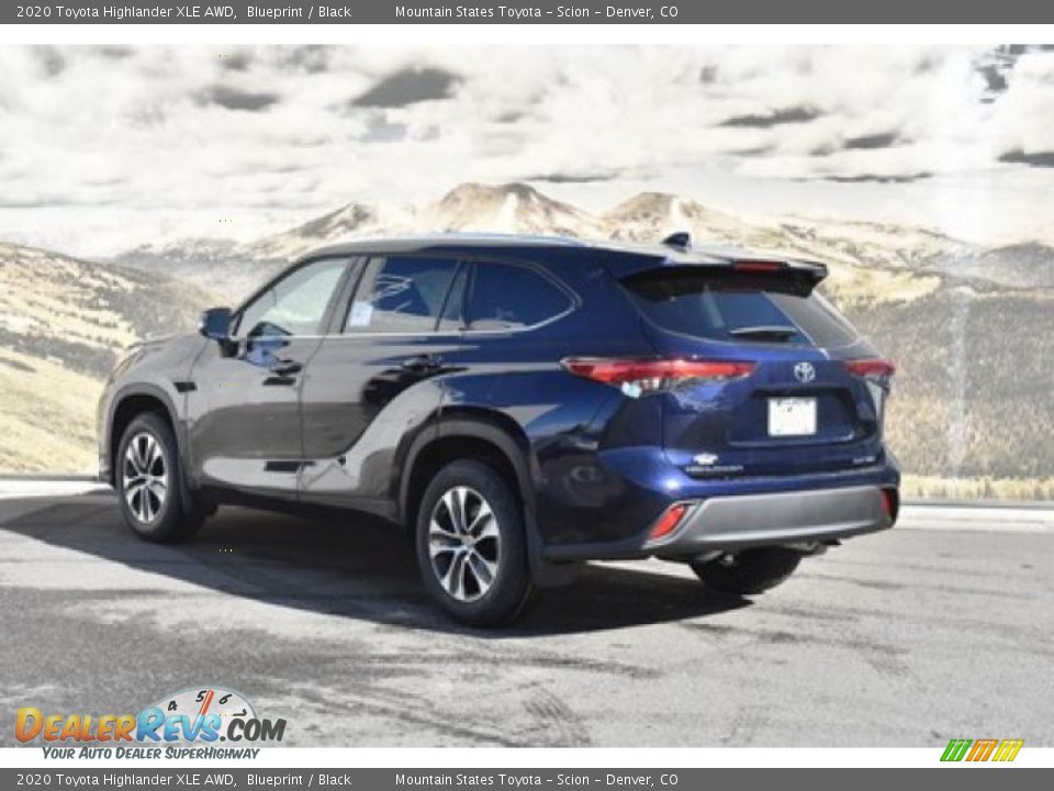 2020 Toyota Highlander XLE AWD Blueprint / Black Photo #3