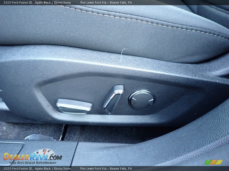 2020 Ford Fusion SE Agate Black / Ebony Stone Photo #12