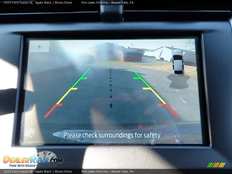 2020 Ford Fusion SE Agate Black / Ebony Stone Photo #20