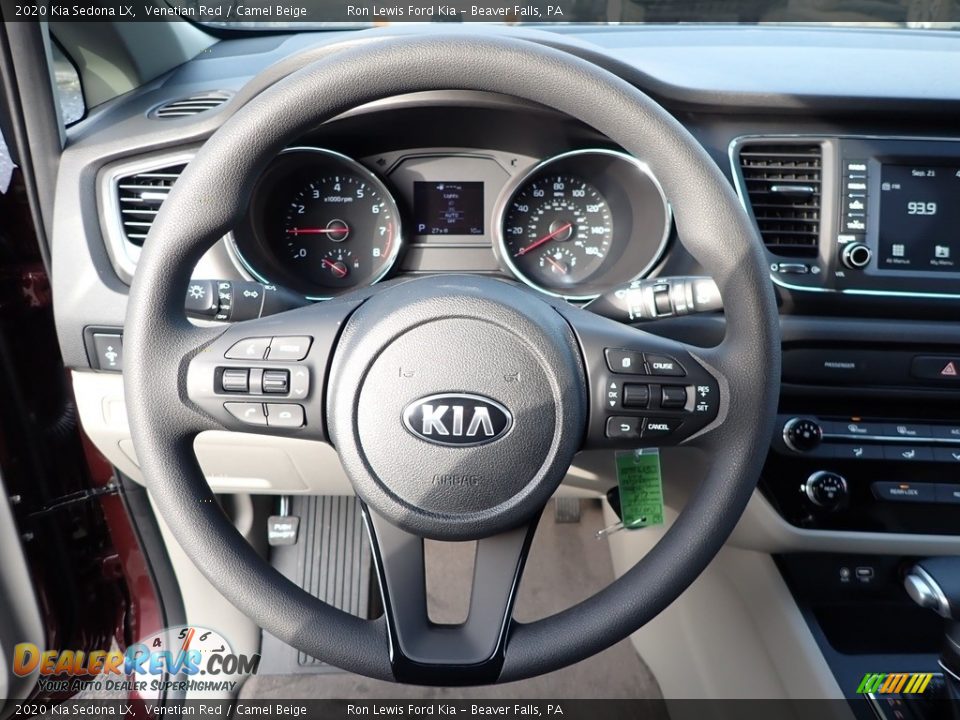2020 Kia Sedona LX Steering Wheel Photo #18