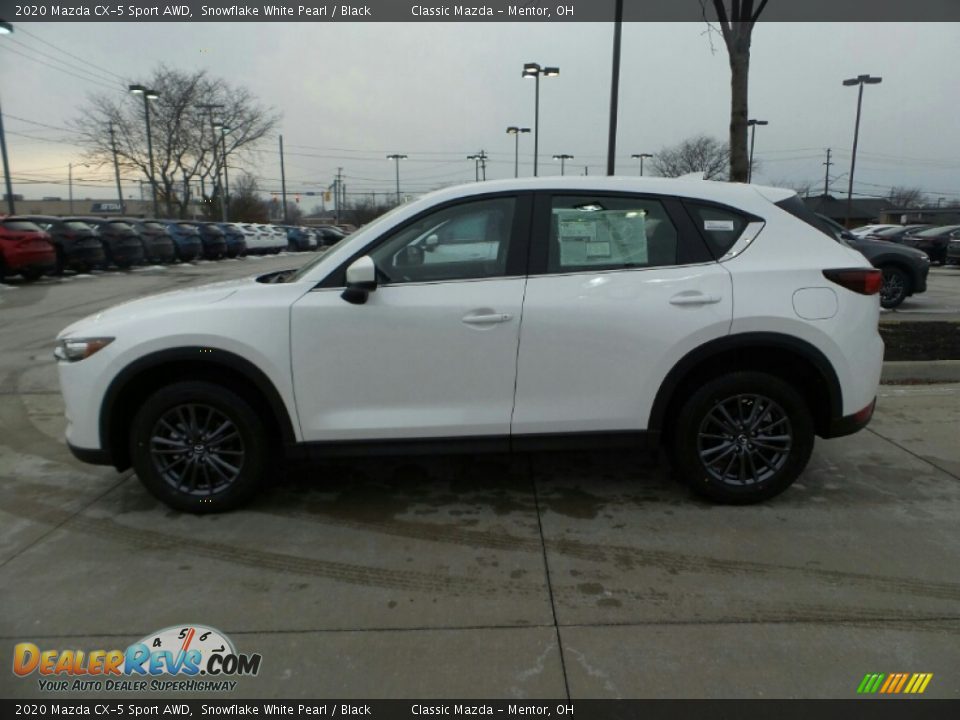 2020 Mazda CX-5 Sport AWD Snowflake White Pearl / Black Photo #4