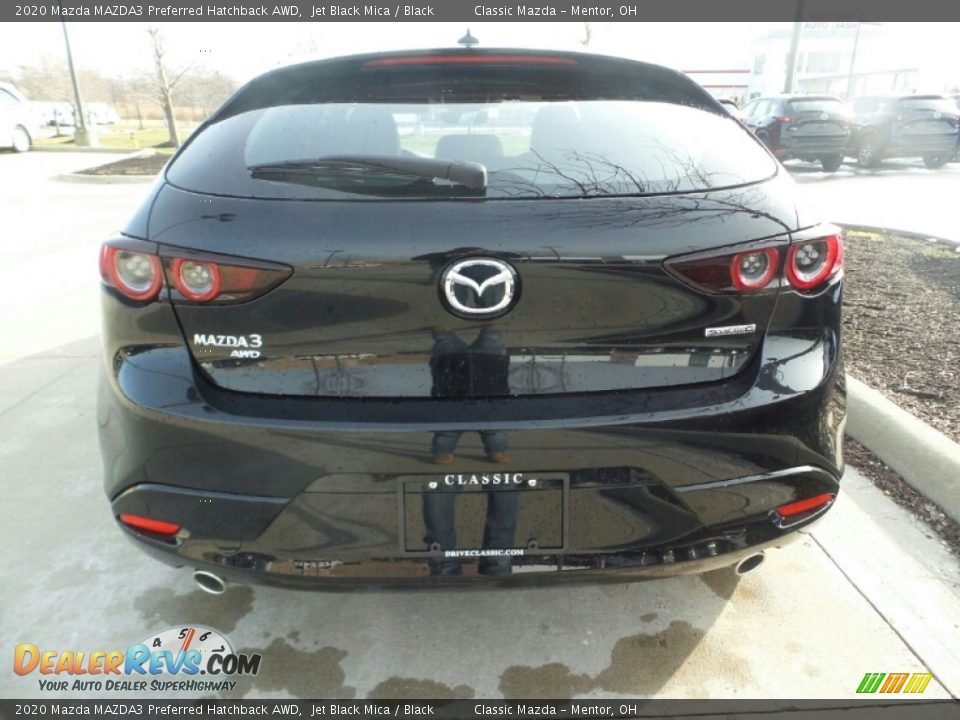 2020 Mazda MAZDA3 Preferred Hatchback AWD Jet Black Mica / Black Photo #6