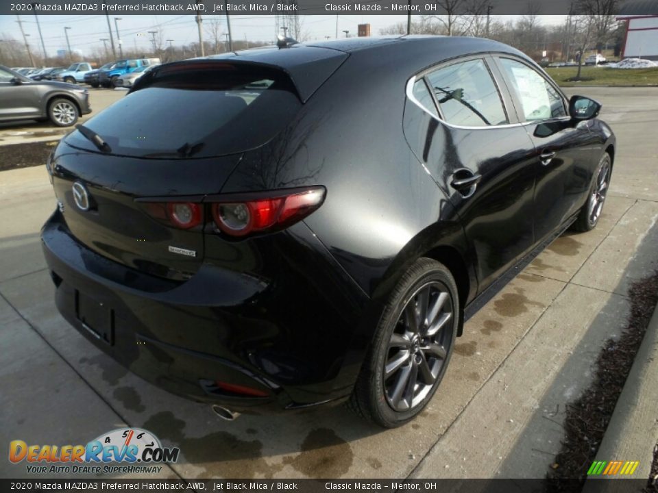 2020 Mazda MAZDA3 Preferred Hatchback AWD Jet Black Mica / Black Photo #7