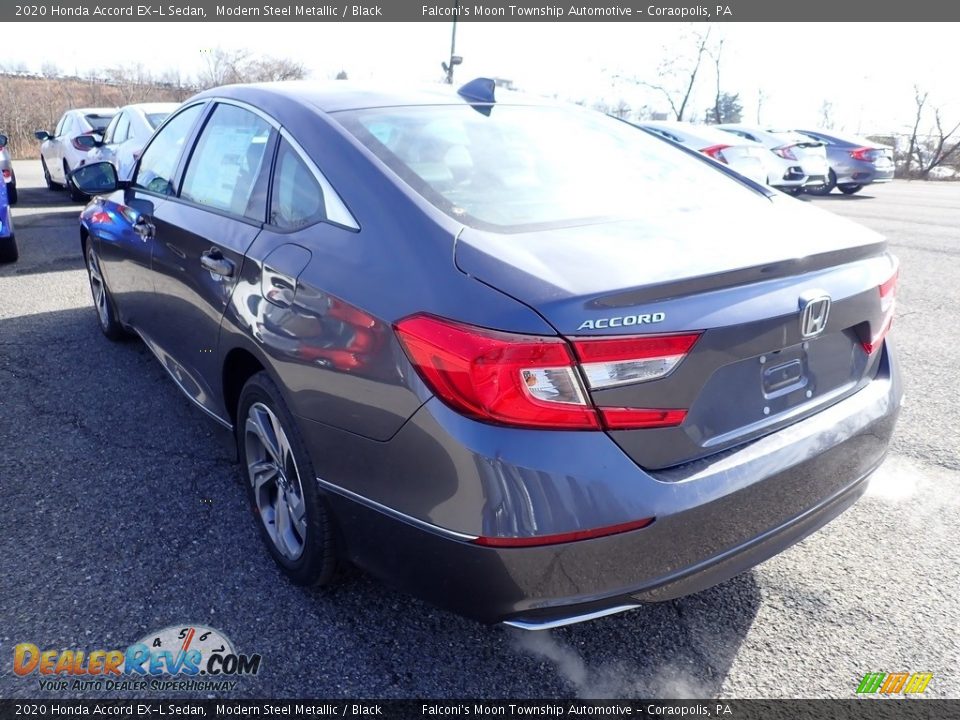2020 Honda Accord EX-L Sedan Modern Steel Metallic / Black Photo #2