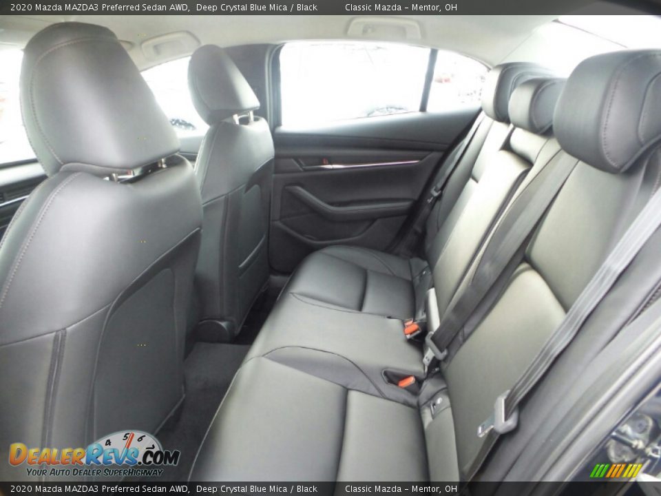 2020 Mazda MAZDA3 Preferred Sedan AWD Deep Crystal Blue Mica / Black Photo #9