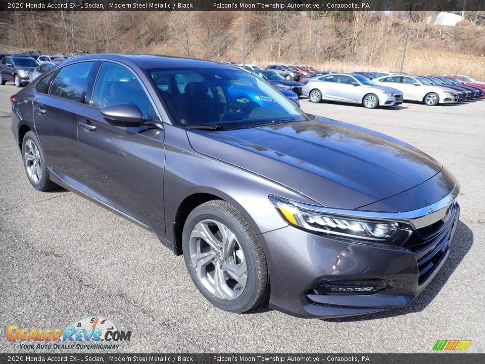 2020 Honda Accord EX-L Sedan Modern Steel Metallic / Black Photo #5