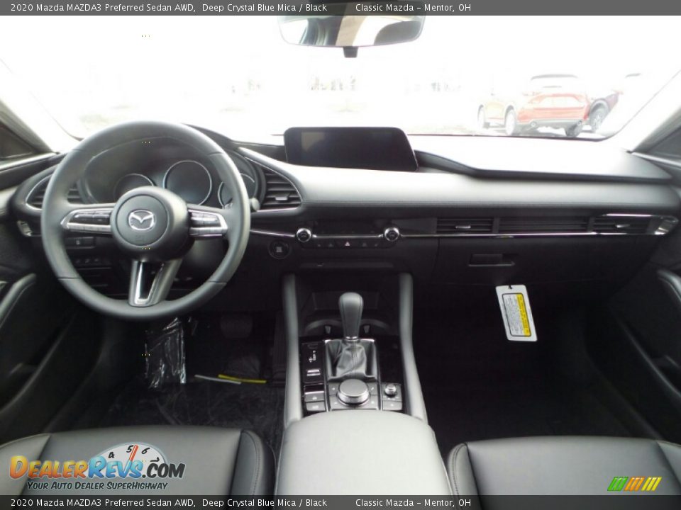 2020 Mazda MAZDA3 Preferred Sedan AWD Deep Crystal Blue Mica / Black Photo #10