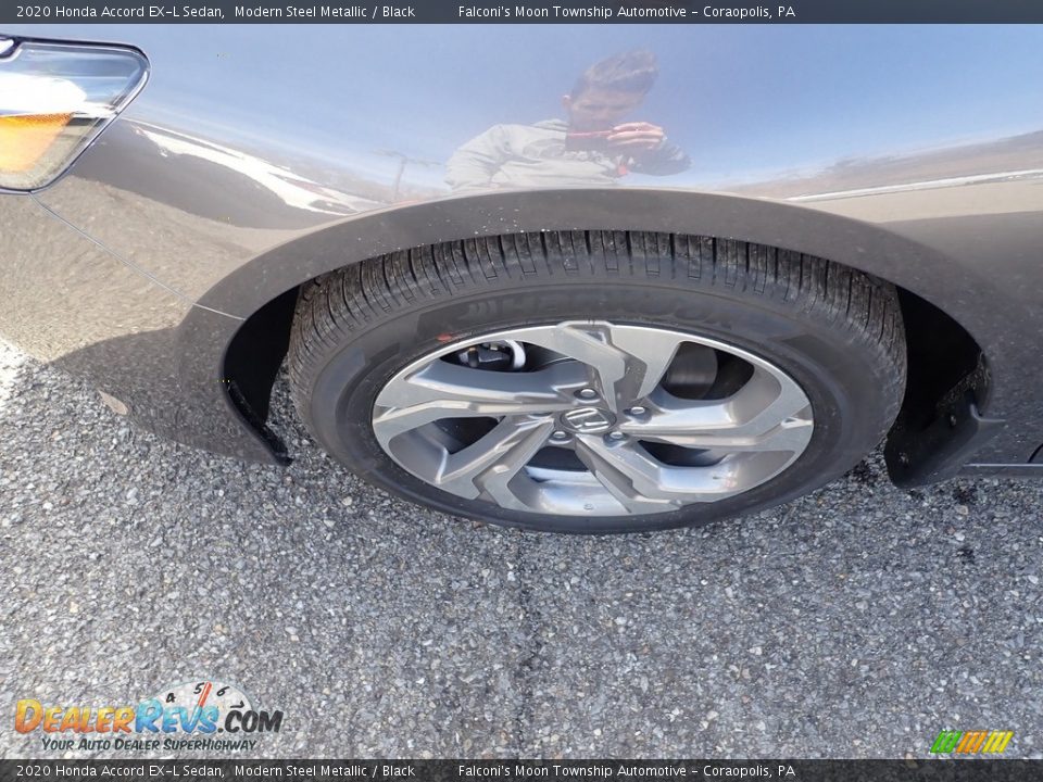 2020 Honda Accord EX-L Sedan Modern Steel Metallic / Black Photo #7