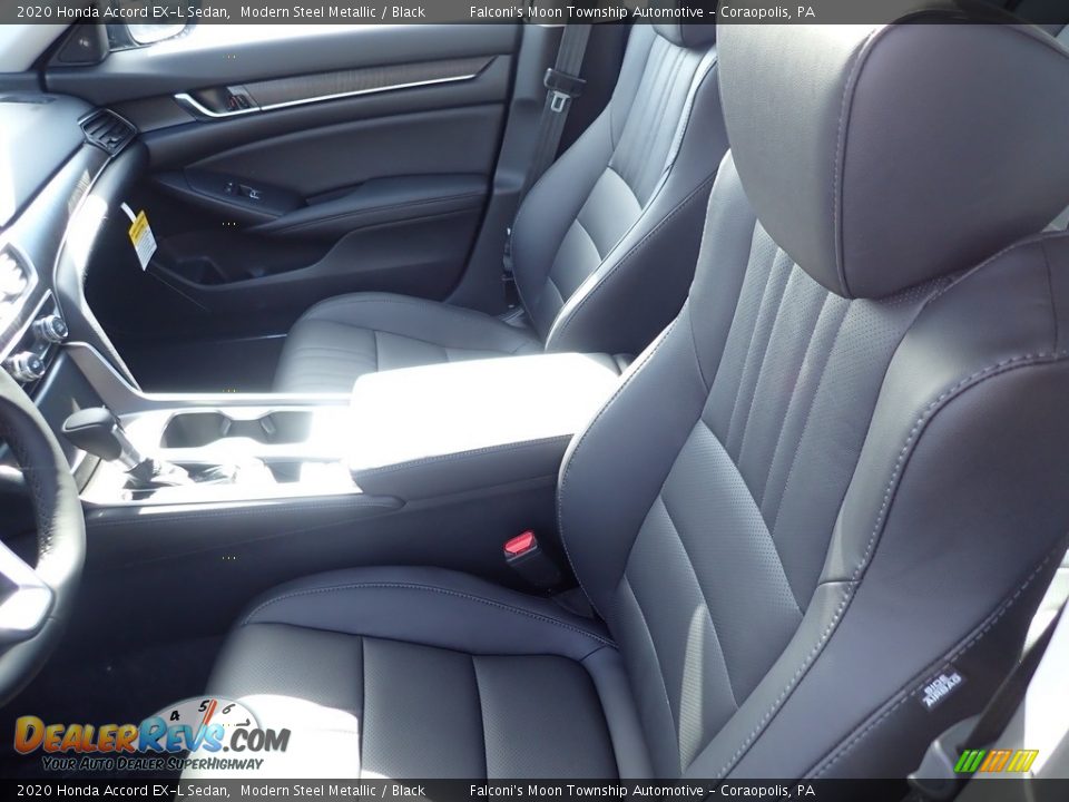 2020 Honda Accord EX-L Sedan Modern Steel Metallic / Black Photo #8