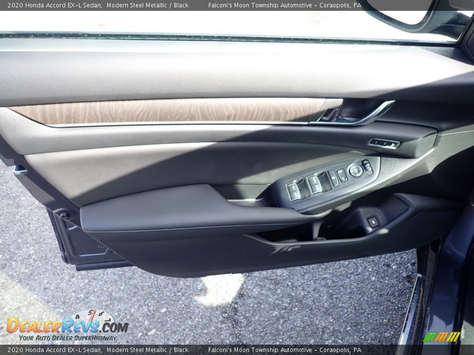 2020 Honda Accord EX-L Sedan Modern Steel Metallic / Black Photo #11