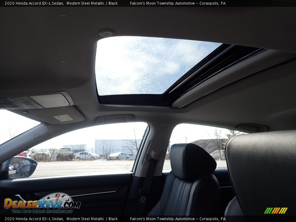 2020 Honda Accord EX-L Sedan Modern Steel Metallic / Black Photo #13
