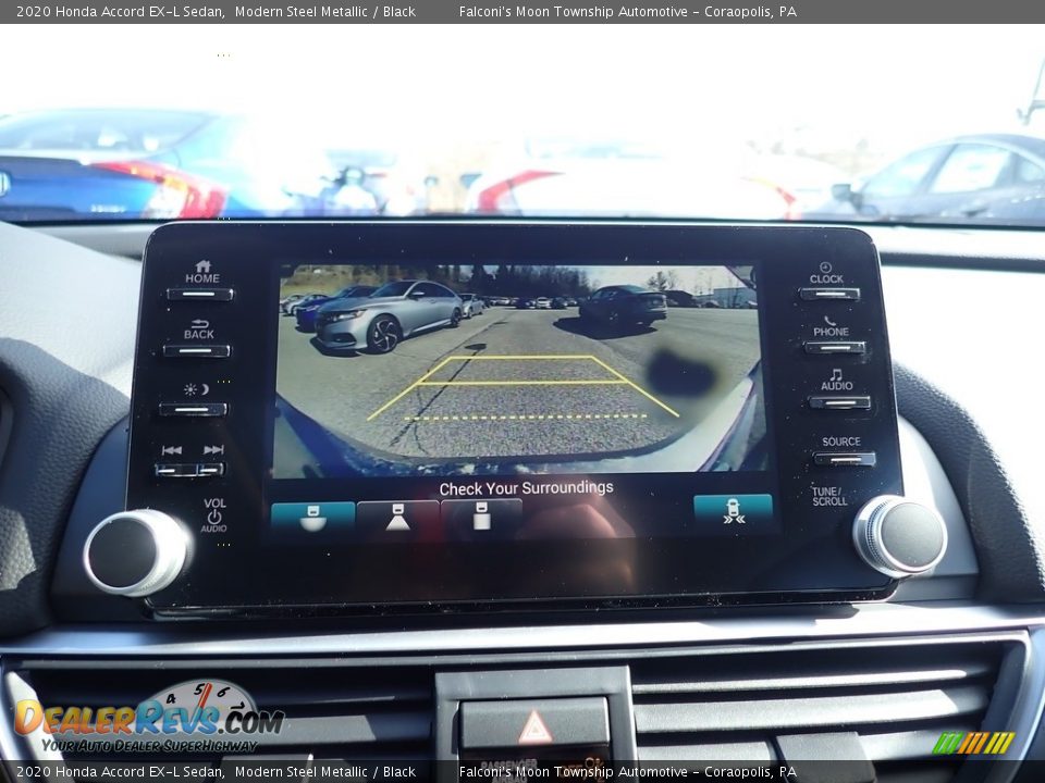 2020 Honda Accord EX-L Sedan Modern Steel Metallic / Black Photo #15