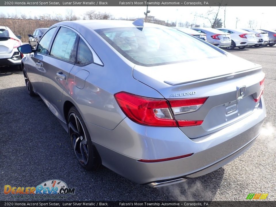 2020 Honda Accord Sport Sedan Lunar Silver Metallic / Black Photo #2